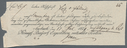 Bayern - Vorphilatelie: 1814/1850 (ca.), Lot Von Ca. 59 Postscheinen Ansbach, Reitende Und Fahrende - Verzamelingen