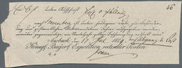 Bayern - Vorphilatelie: 1814/1850 (ca.), Lot Von Ca. 59 Postscheinen Ansbach, Reitende Und Fahrende - Colecciones