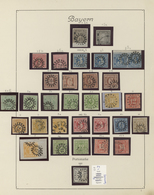 Bayern - Marken Und Briefe: 1849/1920, Saubere Gestempelte Sammlung, Immer Wieder Lebhaft Spezialisi - Altri & Non Classificati