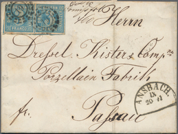 Bayern - Marken Und Briefe: 1860/1910 (ca.), Urige Briefe-Partie (incl. Auch Etwas Andere Gebiete Wi - Andere & Zonder Classificatie