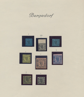 Bergedorf - Marken Und Briefe: 1861/1867, Kleine Sammlungspartie Mit Sechs Ungebrauchten Und Zwei Ge - Bergedorf