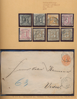 Thurn & Taxis - Marken Und Briefe: 1794/1874, Liebevoll Gestaltete Sammlung Im 10 Klemmbindern. Enth - Other & Unclassified