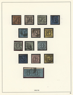 Thurn & Taxis - Marken Und Briefe: 1852/1866, Gestempelte Sammlung Von über 70 Marken Und über 30 Br - Other & Unclassified