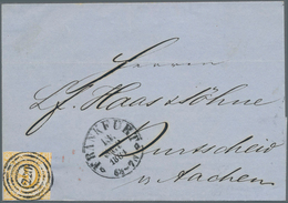 Thurn & Taxis - Marken Und Briefe: 1853/1865 (ca.), Sammlungsbestand Von Ca. 63 Briefen Sauber Auf S - Altri & Non Classificati