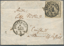 Württemberg - Marken Und Briefe: 1851/1920, Gehaltvoller Sammlungbestand Mit Ca.100 Briefen, Karten - Autres & Non Classés