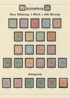 Württemberg - Marken Und Briefe: 1875/1920, In Den Hauptnummern Komplette Postfrische/ungebrauchte S - Autres & Non Classés