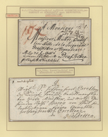 Württemberg - Stempel: UNTERDEUFSTETTEN, 1670/1948 Ca., Ausstellungs-Sammlung Mit Ca.90 Briefen, Kar - Sonstige & Ohne Zuordnung