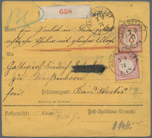 Deutsches Reich: 1874/1945, Reichhaltiger Sammlungsbestand Mit Ca.200 PAKETKARTEN Ab Brustschild Bis - Collections