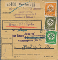 Deutsches Reich: 1876/1944, RÜCKSCHEIN, Gehaltvoller Sammlungsbestand Mit Ca.80 Belegen, Dabei Reich - Collections