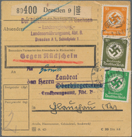 Deutsches Reich: 1876/1944, RÜCKSCHEIN, Gehaltvoller Sammlungsbestand Mit Ca.80 Belegen, Dabei Reich - Verzamelingen