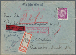 Deutsches Reich: 1909/1943, EILBOTEN, Gehaltvolles Konvolut Mit Ca.30 Meist Besseren Eilboten-Belege - Collections