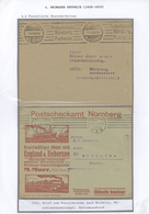 Deutsches Reich: 1920/1948 Ca., Marken Und Poststempel Am Beispiel Einer Heimatsammlung Nürnberg, Ab - Sammlungen