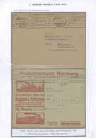 Deutsches Reich: 1920/1948 Ca., Marken Und Poststempel Am Beispiel Einer Heimatsammlung Nürnberg, Ab - Verzamelingen