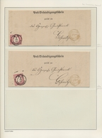 Deutsches Reich - Brustschild: 1872/74 Spezialsammlung Großer Brustschild Von 244 Marken Und 57 Brie - Collezioni