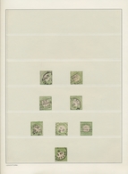 Deutsches Reich - Brustschild: 1872/74, Umfangreiche BRUSTSCHILD-Spezialsammlung SCHRAUBENKOPF-ABDRU - Collezioni