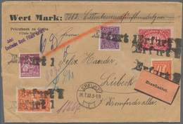 Deutsches Reich - Inflation: 1920/1923, Interessante Partie Mit 38 WERTBRIEFEN, Dabei Reine Mehrfach - Verzamelingen