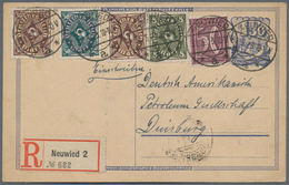 Deutsches Reich - Inflation: 1921/1924, Reichhaltiger Sammlungsbestand Mit Ca.270 Belegen, Dabei Vie - Verzamelingen