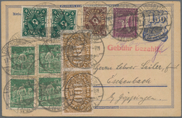 Deutsches Reich - Inflation: 1923, GEBÜHR BEZAHLT / TAXE PERCUE, Umfangreicher Posten Mit über 350 B - Verzamelingen