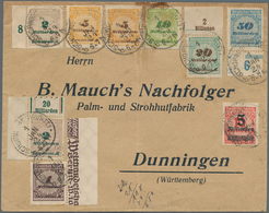 Deutsches Reich - Inflation: 1923, Gehaltvolle Partie Mit 17 "Dezember"-Belegen Mit Mischfrankaturen - Verzamelingen