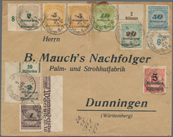 Deutsches Reich - Inflation: 1923, Gehaltvolle Partie Mit 17 "Dezember"-Belegen Mit Mischfrankaturen - Collezioni