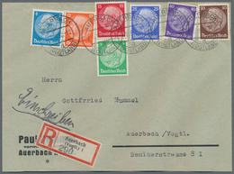 Deutsches Reich - Weimar: 1923/1933, Partie Von Ca. 245 Briefen, Karten Und Gebrauchten Ganzsachen, - Colecciones