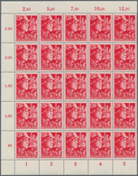 Deutsches Reich - 3. Reich: 1945, 12+38 Pf. SA / SS, Engrospartie Von 469 Sätzen Meist In Postfrisch - Nuevos