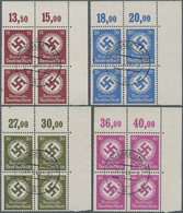 Deutsches Reich - Dienstmarken: 1942 - 1944, Dienstmarken Für (Regierungs-) Behörden, 3 Pf - 5 Pf, 8 - Oficial