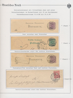 Deutsches Reich - Stempel: 1889/1926, Kreisstegstempel Der Deutschen Reichspost, Sammlung Von Ca. 10 - Franking Machines (EMA)