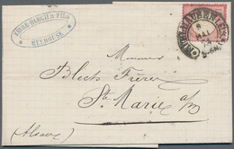 Deutsches Reich - Hufeisenstempel: 1872/1875, 30 Belege, Alle Mit Hufeisenstempeln Aus Dem Elsaß, Da - Franking Machines (EMA)