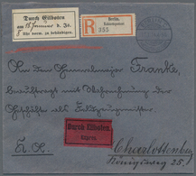 Deutsches Reich - Besonderheiten: 1882/1941 Ca., PORTOFREIHEIT, Interessante Partie Mit Ca.40 Belege - Sonstige & Ohne Zuordnung