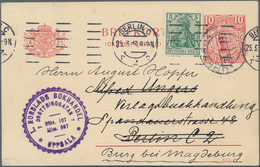 Deutsches Reich - Besonderheiten: 1906/1940, NACHSENDE-FRANKATUREN, Attraktives Lot Mit 7 Belegen, D - Sonstige & Ohne Zuordnung