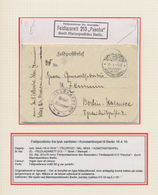 Deutsche Post In Der Türkei: 1916/1917, Interessante Dokumentation Von 22 Belegen Als Feldpost Oder - Turchia (uffici)
