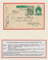 Deutsche Post In Der Türkei: 1925/1918, Kleiner Auf Albumblätter Aufgezogener Sammlungsbestand Von 2 - Turchia (uffici)