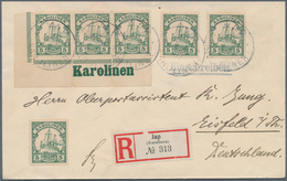 Deutsche Kolonien - Karolinen - Stempel: 1900/1914, Partie Mit 25 Briefen, Karten Und Ganzsachen, Da - Caroline Islands