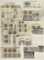 Deutsche Besetzung I. WK: Landespost In Belgien: 1914/1918, Reichhaltiger Bestand Auf Stecktafeln, D - Ocupación 1914 – 18