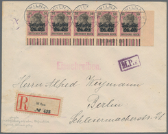 Deutsche Besetzung I. WK: Postgebiet Ober. Ost: 1915/1917, Lot Von 13 Briefen Und Karten (incl. Feld - Bezetting 1914-18