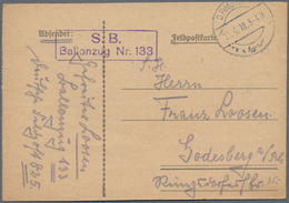 Feldpost 1. Weltkrieg: 1914/1918, Bestand Von Ca. 350 FP-Belegen Aus Dem 1. Weltkrieg, Dabei Frank. - Otros & Sin Clasificación