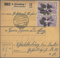 Deutsche Abstimmungsgebiete: Oberschlesien: 1920/1921, Drei Paktkarte-Stammteile Aus ROSENBERG (Kr. - Other & Unclassified