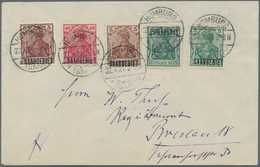 Deutsche Abstimmungsgebiete: Saargebiet: 1920/1935, Hochwertige Partie Mit 19 Belegen, Dabei MiNr.32 - Unused Stamps