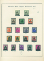 Deutsche Abstimmungsgebiete: Saargebiet: 1920-1955, Spezialsammlung In Zwei Alben, Dabei Unzählige B - Nuovi