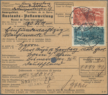 Deutsche Abstimmungsgebiete: Saargebiet: 1920-35, 380 Belege In 4 Alben, Dabei Frankierte Postanweis - Nuovi