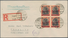 Danzig: 1920/1938, Gehaltvolles Konvolut Mit 14 Belegen, Dabei Vorläufer Dt.Reich MiNr.103, 108 U. 1 - Other & Unclassified