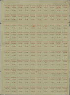 Dt. Besetzung II WK - Mazedonien: 1944, 6 Probedrucke Für MiNr. 1, 2 (2x = Vor Und Nach Korrektur), - Occupazione 1938 – 45