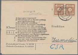 Deutschland Nach 1945: 1945 Ab, "ZURÜCK - RETOUR", Interessanter Sammlungsbestand Mit Ca.90 Briefen, - Collections