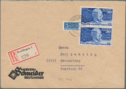 Deutschland Nach 1945: 1945/1970 (ca.), Rd. 560 Belege Mit Etwas Zonen, Bundesrepublik (hier Gute Fr - Collections