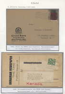 Deutschland Nach 1945: 1945/1980 (ca.), Umfangreiche Heimatsammlung "FÜRTH" Mit Einigen Hundert Brie - Collections