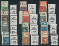 Deutschland Nach 1945: 1945/46, Kontrollrat Und SBZ, Partie Von Besonderheiten Bzgl. Farben, Papiers - Colecciones