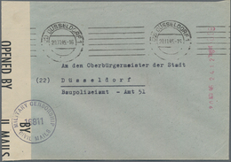 Alliierte Besetzung - Gebühr Bezahlt: 1945/1950 Ca., Reichhaltiger Posten Mit Ca.250 Belegen, Dabei - Sonstige & Ohne Zuordnung