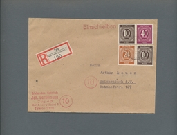 Alliierte Besetzung - Gemeinschaftsausgaben: 1946 - 1947, Sammlung Von über 50 Briefen Mit Interessa - Other & Unclassified