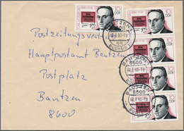 DDR: 1955/90 Ca. 400 Briefe, Drucksachen Und Ansichtskarten Aus Dem Täglichen Bedarf, Dabei Etwas Au - Colecciones